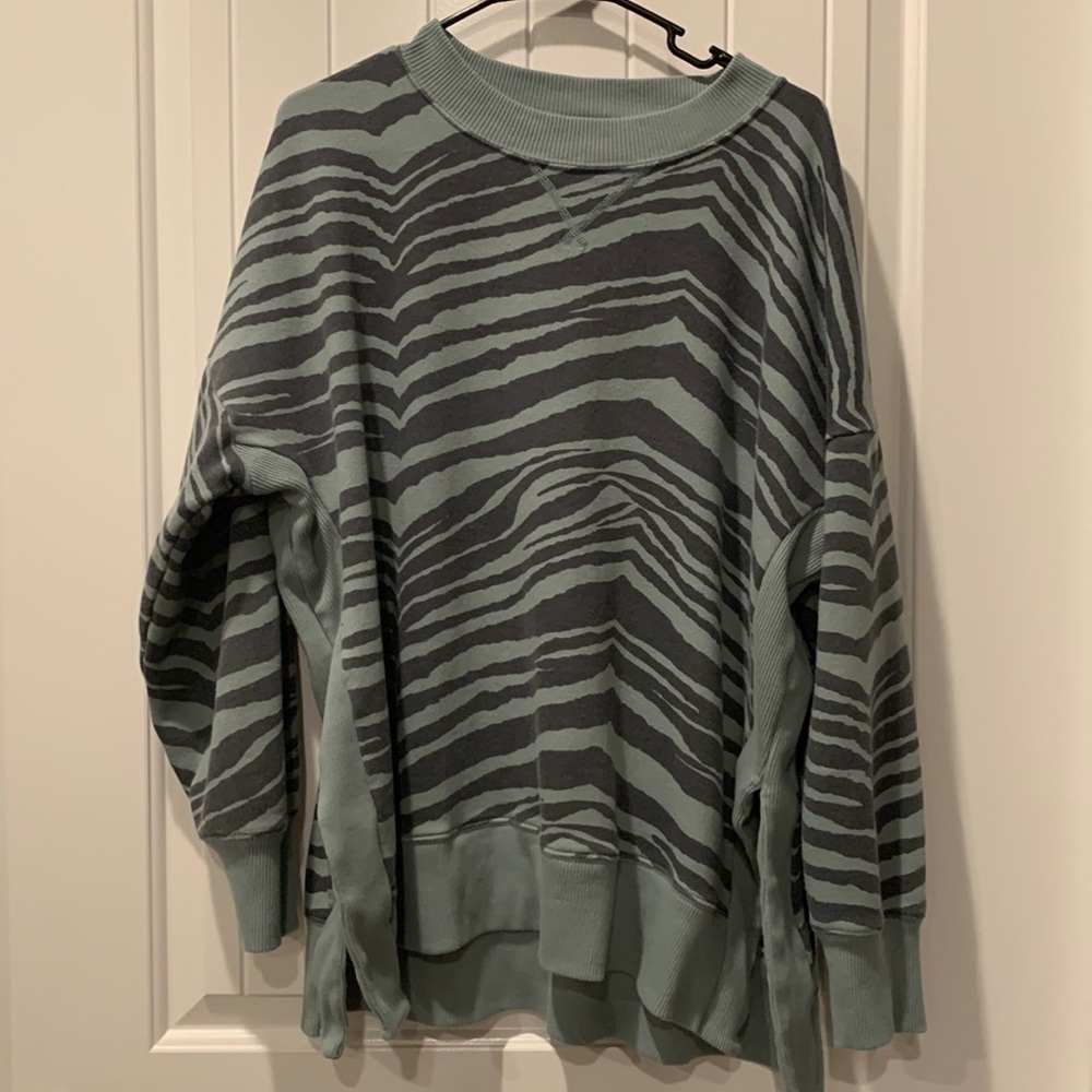 Aerie Striped Sweatshirt